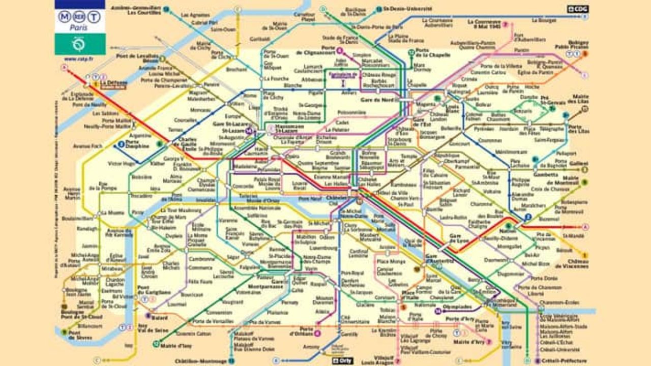 Maps Of Paris You Need To Easily Find Your Way And Visit The City