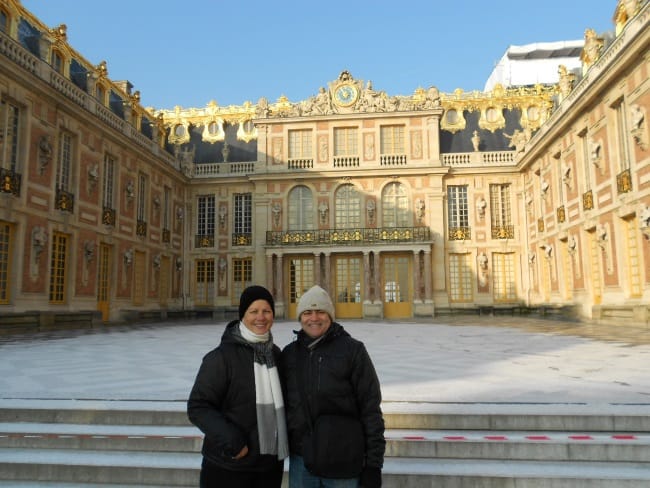 Patti & Abi at the Palace of Versailles
