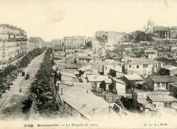 el barrio de Montmartre