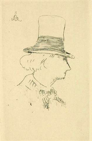 Charles Baudelaire by Manet