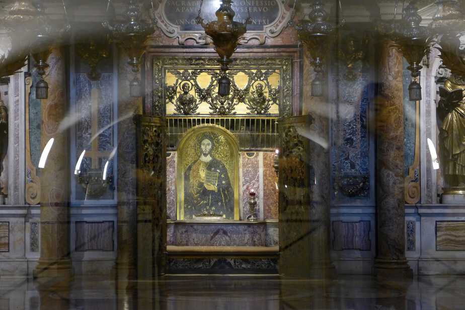Saint Peter's tomb in the Vatican necropolis