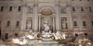 Trevi Fountain restored by Fendi