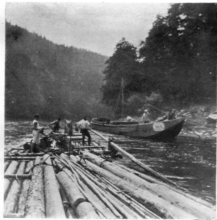 Log rafting