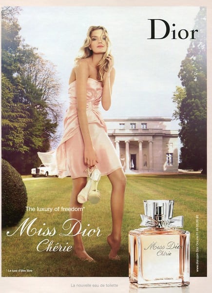 dior perfume advert model