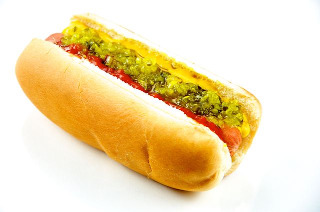 A picture of a Hotdog 