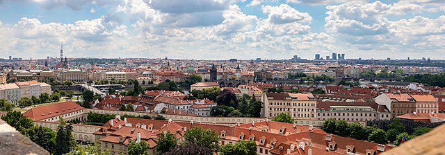A picture of Prague, view from Prague Castle