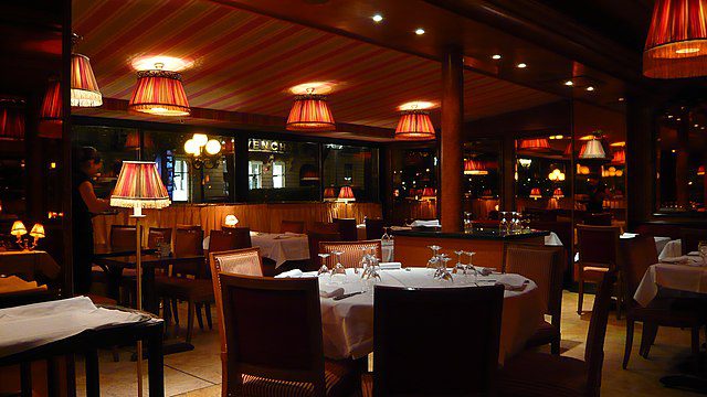 A picture of Interior of a restaurants in Paris