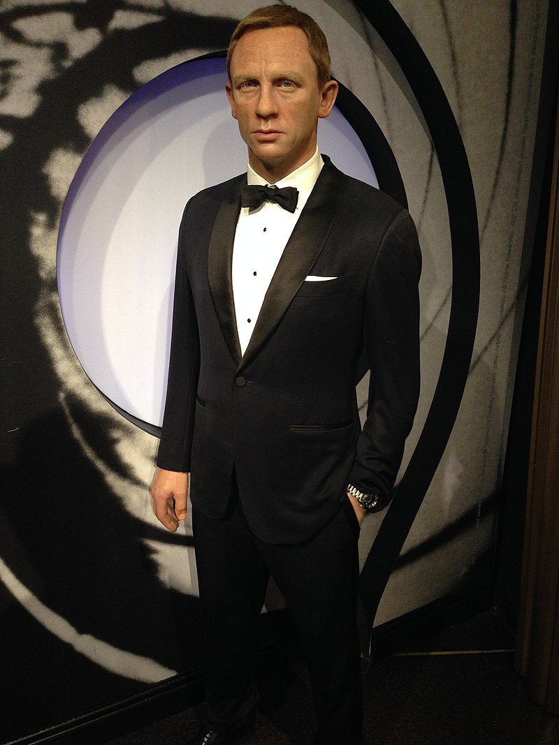 Wax statue of Craig as James Bond at Madame Tussauds in London