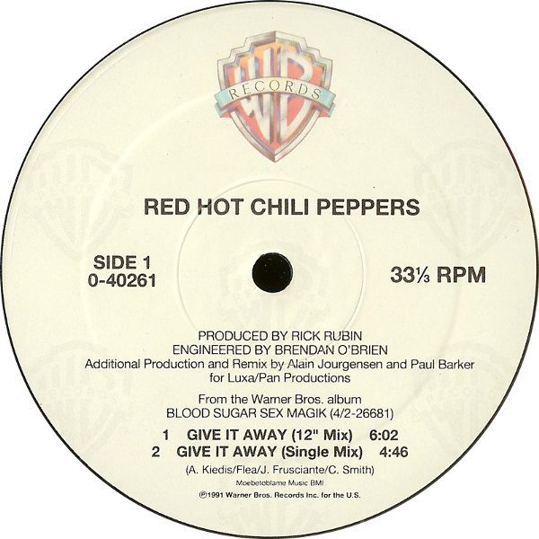Red hot chili peppers give it away. Rick Rubin Red hot Chili Peppers. Rick Rubin and RHCP. RHCP give it away.