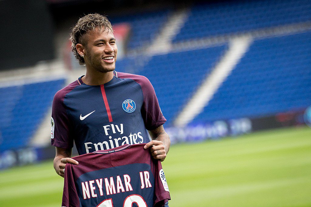 Neymar Jr official presentation for Paris Saint-Germain, 4 August 2017.