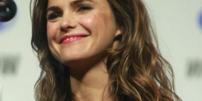 Keri Russell speaking at the 2014 WonderCon, for "Dawn of the Planet of the Apes", at the Anaheim Convention Center in Anaheim, California.