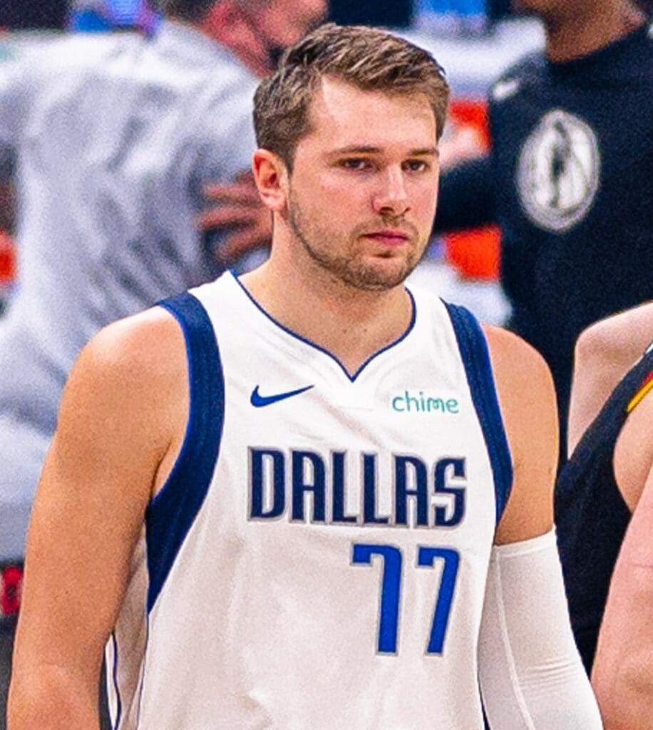 Luka Doncic of the Dallas Mavericks, May 2021