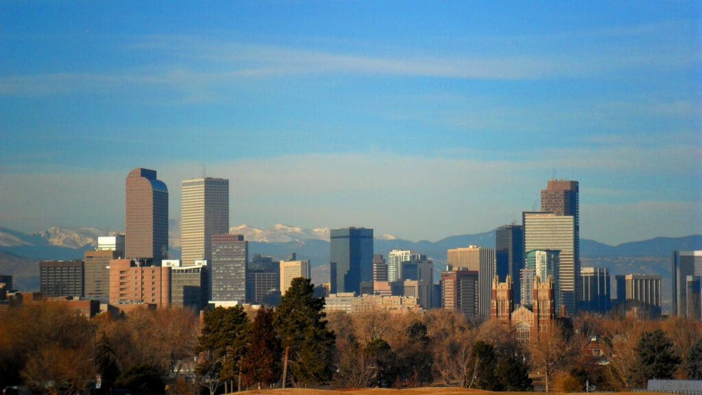 Denver skyline 2011