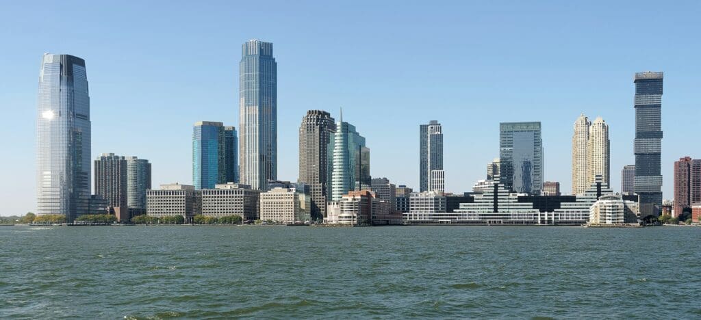 Jersey City, New Jersey - view from the Hudson River