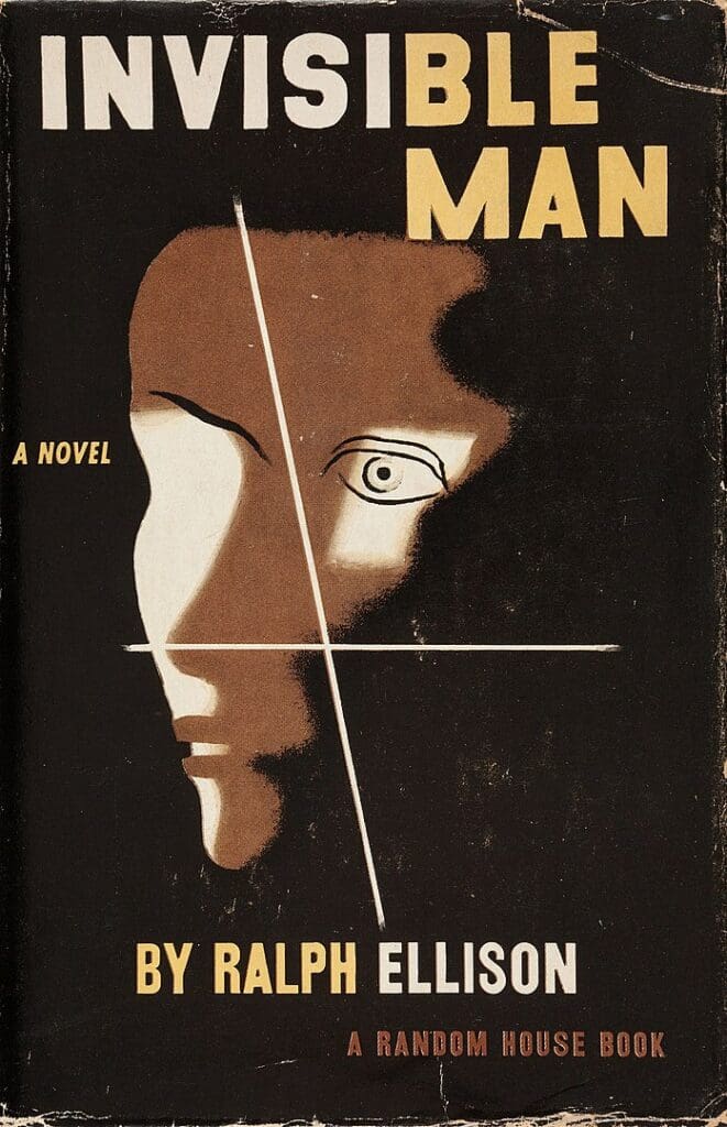 First-edition dust jacket cover of Invisible Man (1952) by the American author Ralph Ellison.