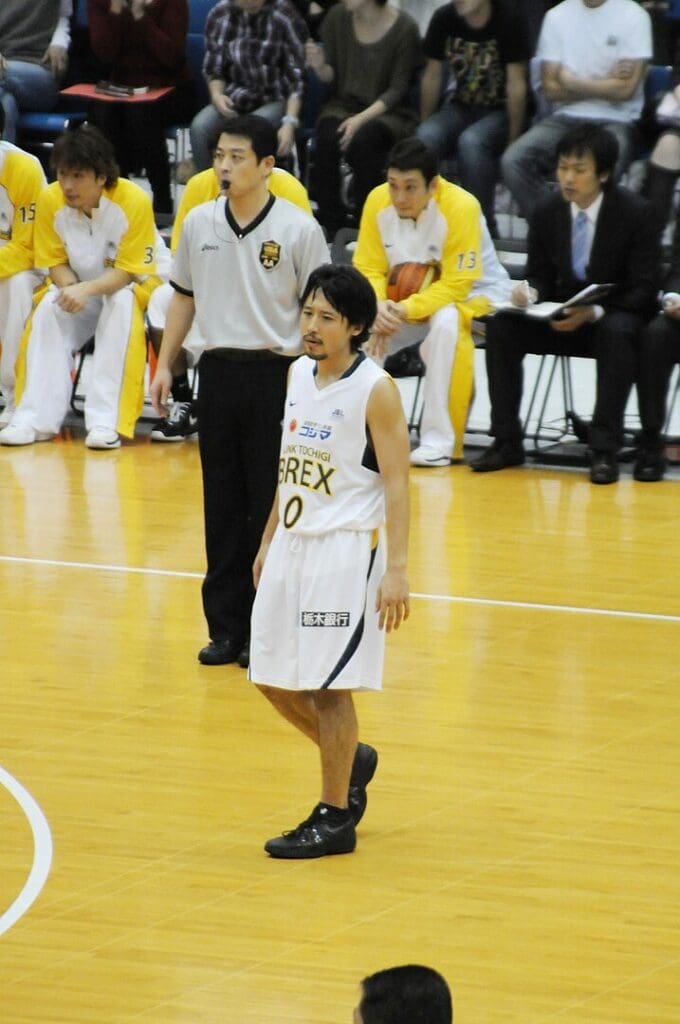 Link Yuta Tabuse of Tochigi Brex. At Todoroki Arena.