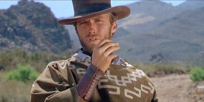 Clint Eastwood in For a Few Dollars More (1965) directed by Sergio Leone.