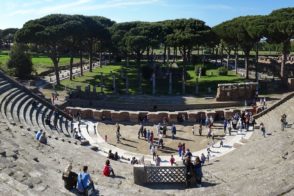 Panoramic theatre in Ostia