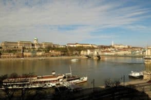 Buda Castle Hill from Pest, in Budapest