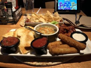 A Tray of Appetizer Assortments