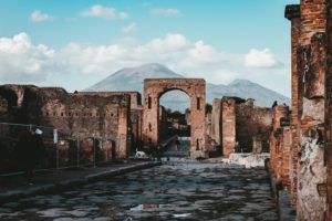 Pompeii Archaeological Park in Pompeii, Italy