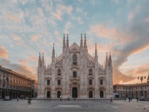 Duomo Cathedral Square in Milan