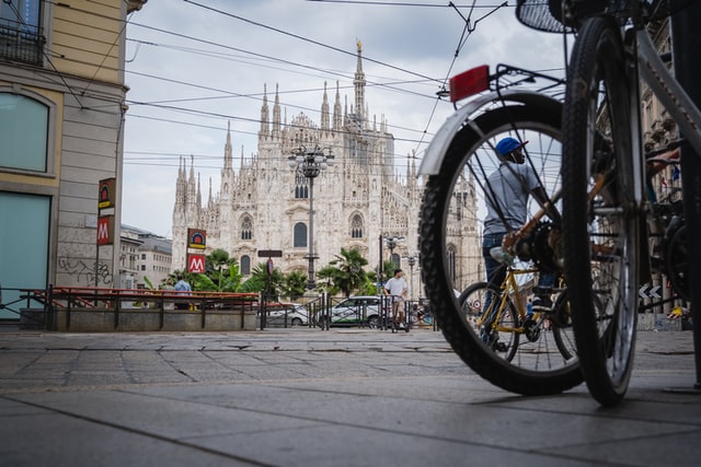 Bicycles in Milan