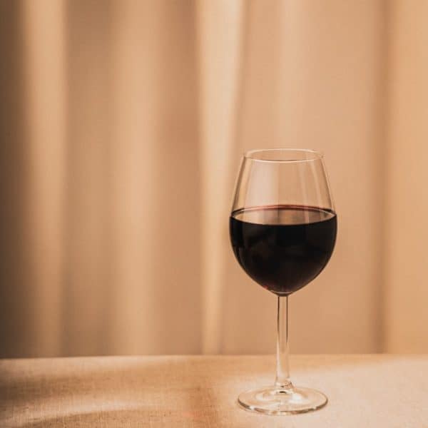 Wine in a glass