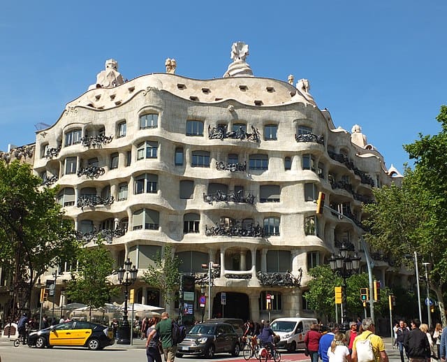 Barcelona Casa Milà, popularly known as La Pedrera