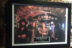 The Beatles picture at The Cavern, Liverpool