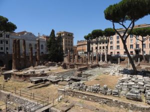 Theater of Pompey in Rome